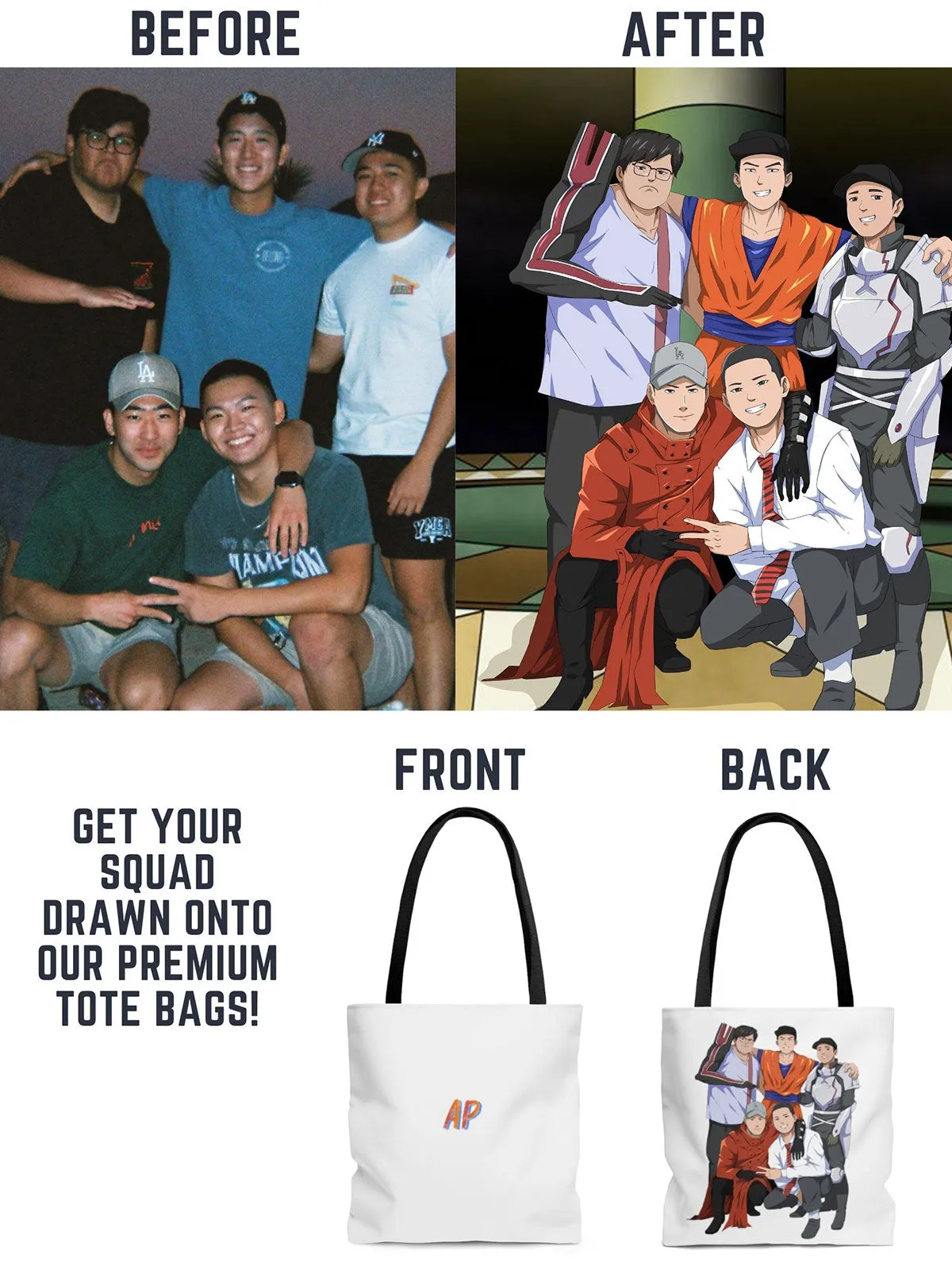 AOP Tote Bag