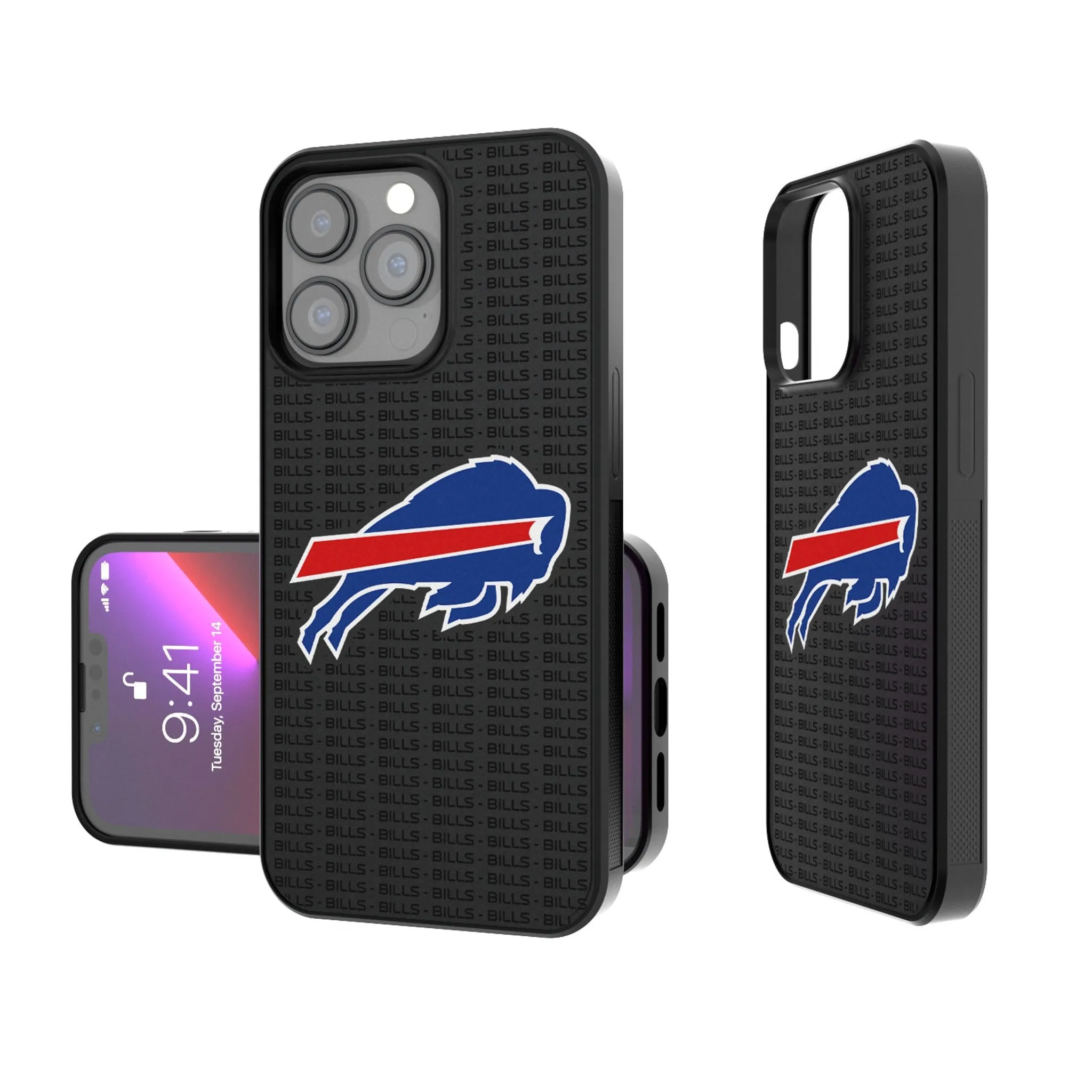 Buffalo Bills Text Backdrop Bump Phone Case