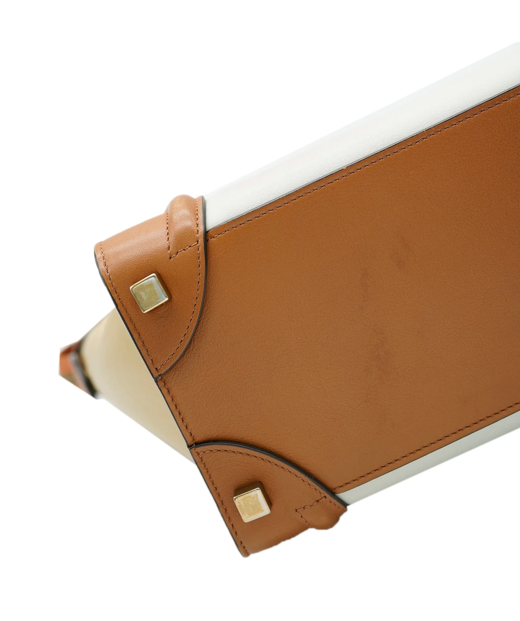 Celine Leather Tri-colour Mini Luggage Tote ASC2054