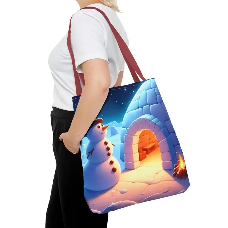 Chic Chill Winter Vibes Tote Bag