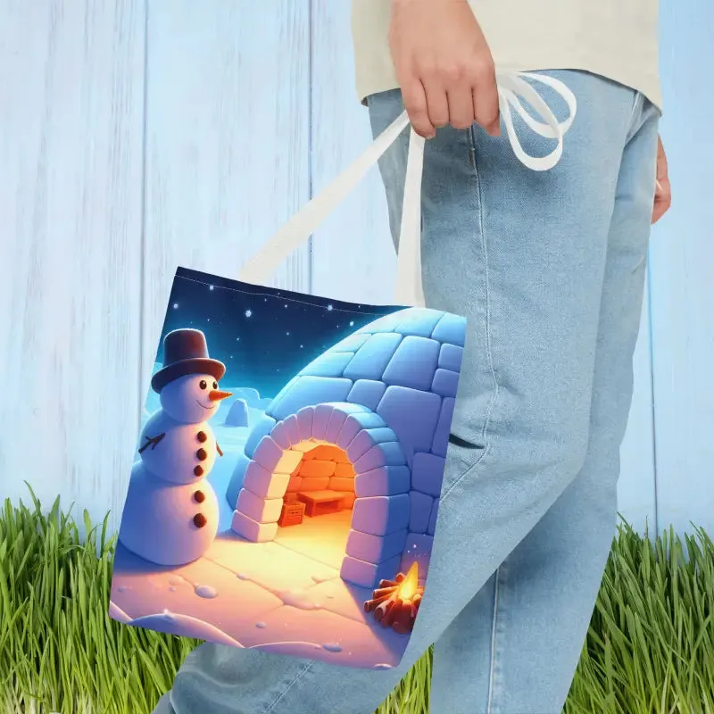 Chic Chill Winter Vibes Tote Bag