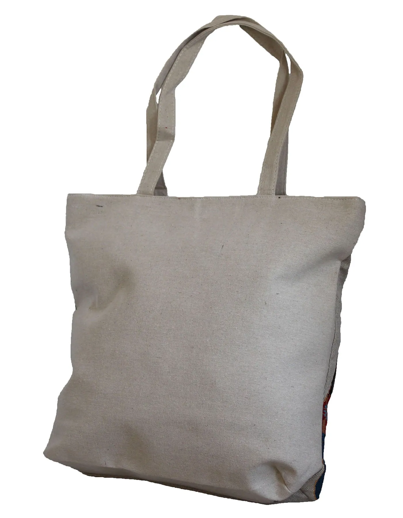 Fino JH-70210 Maxi Canvas Tote Bag with Cats Print Design - Beige