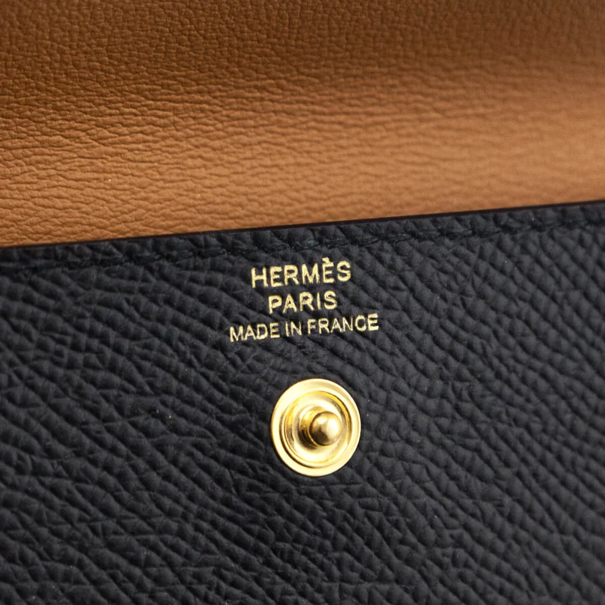 Hermes Black Epsom Kelly Pocket Belt Pouch