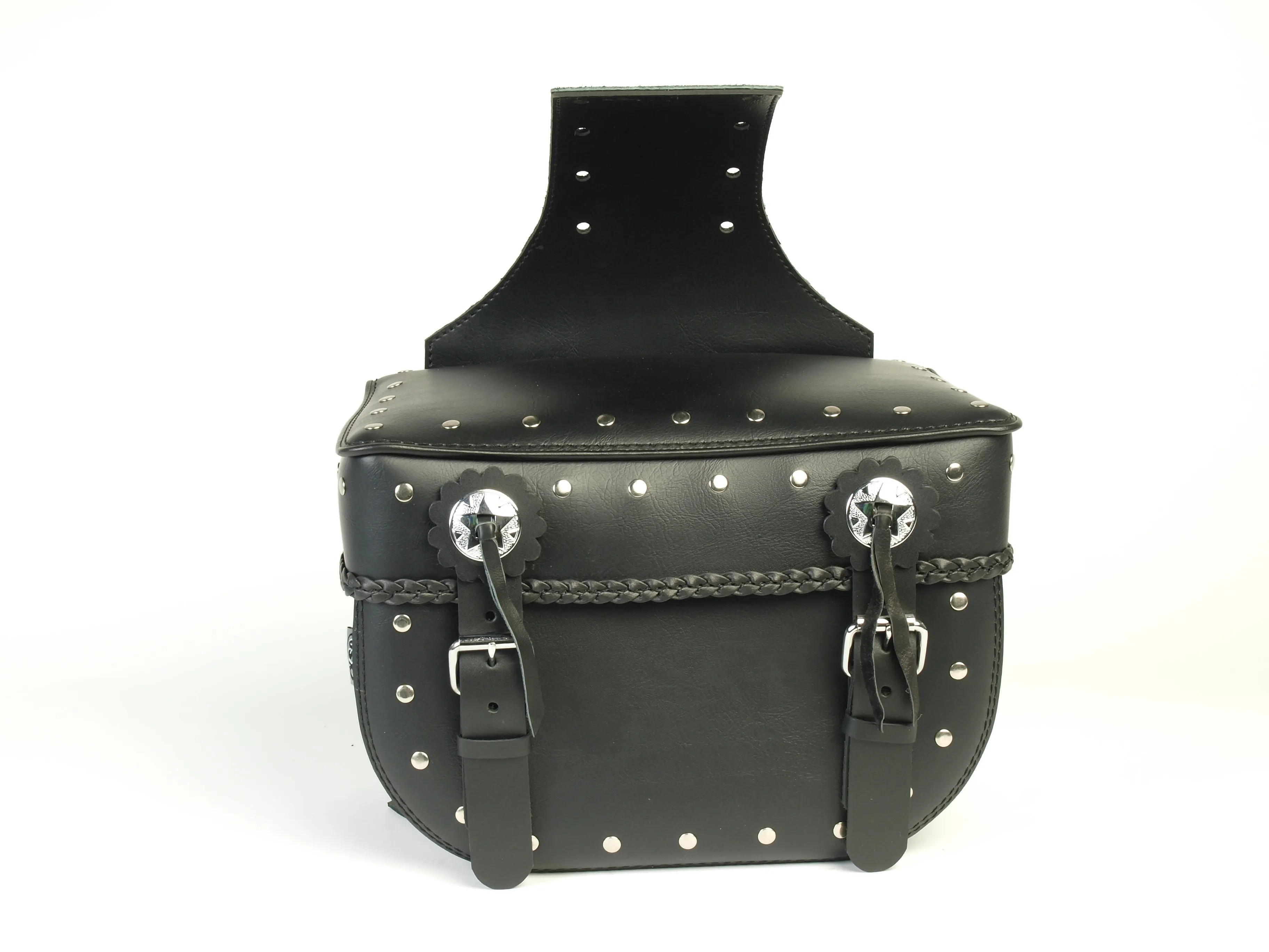 LEATHER SADDLE BAG LUGGAG AC35-TK