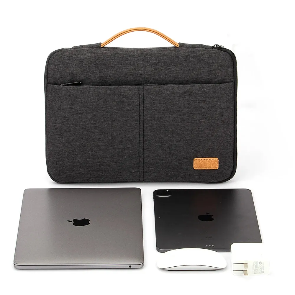 Shockproof Laptop Sleeve - Travel Business Briefcase for 14-15.6 Inch Devices
