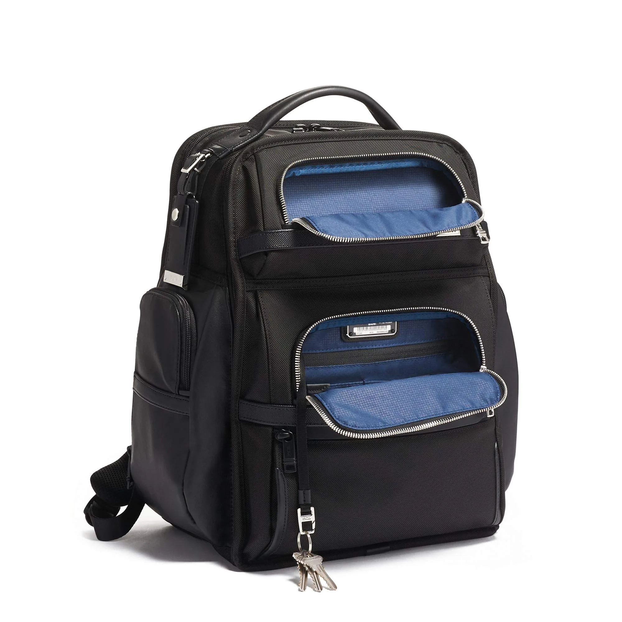 TUMI - Alpha 3 Brief Pack - 15 Inch Computer Backpack for Men and Women - Black Chrome