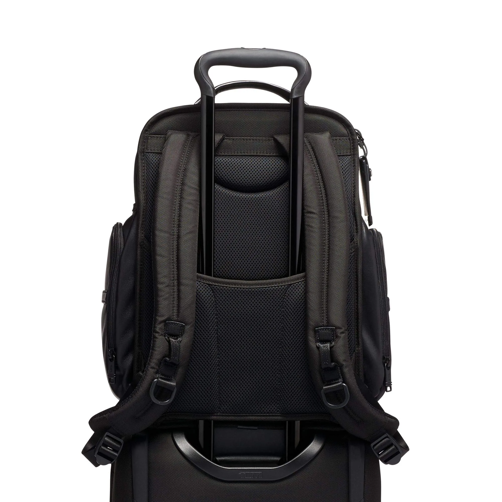 TUMI - Alpha 3 Brief Pack - 15 Inch Computer Backpack for Men and Women - Black Chrome