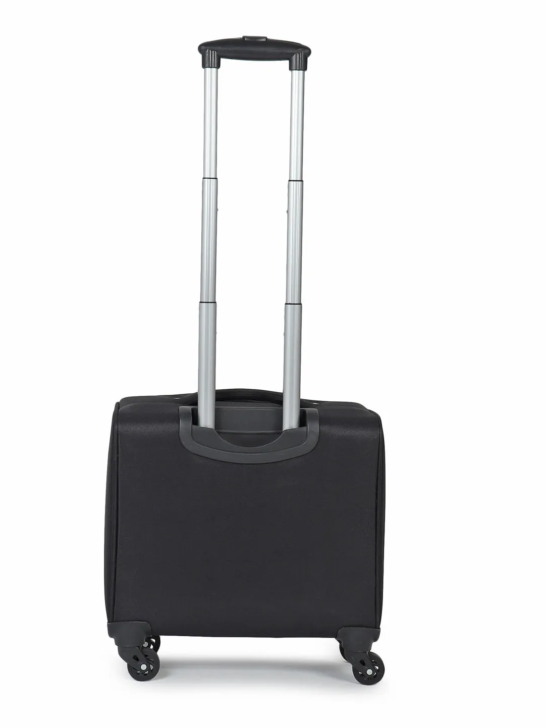 Unisex Black Overnighter Laptop Trolley Bag
